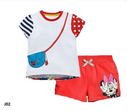 setelan santai minnie mouse anak